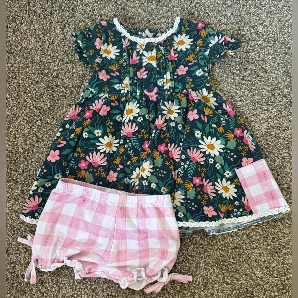 Gigi and Max Ruffle Bloomers Peplum Set
